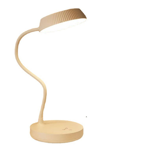 Nordic Minimalist Rundplatte LED Touch Augenschutz USB Schreibtischlampe
