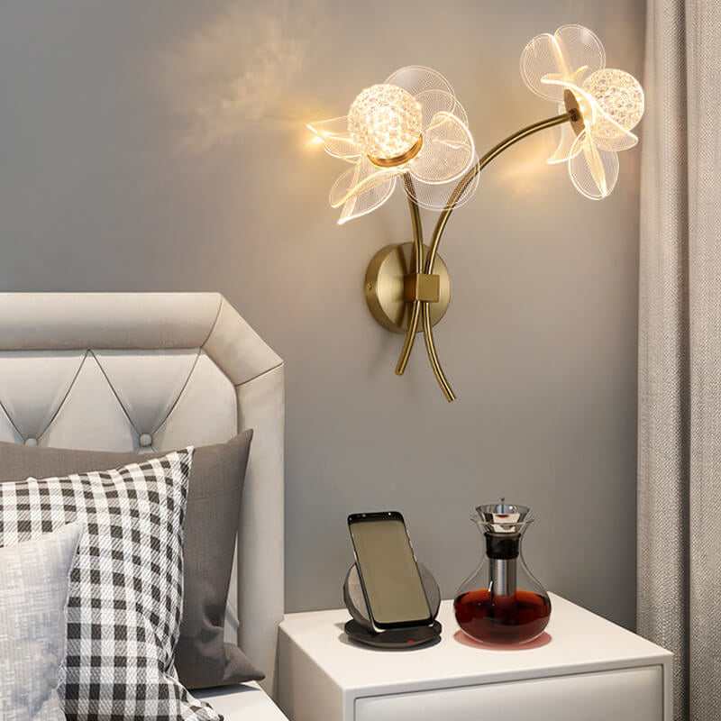 Frendorf | LotuGlow Kreative Lotus LED Wandleuchte | Acryl | Blumen Design | Dekorative Beleuchtung