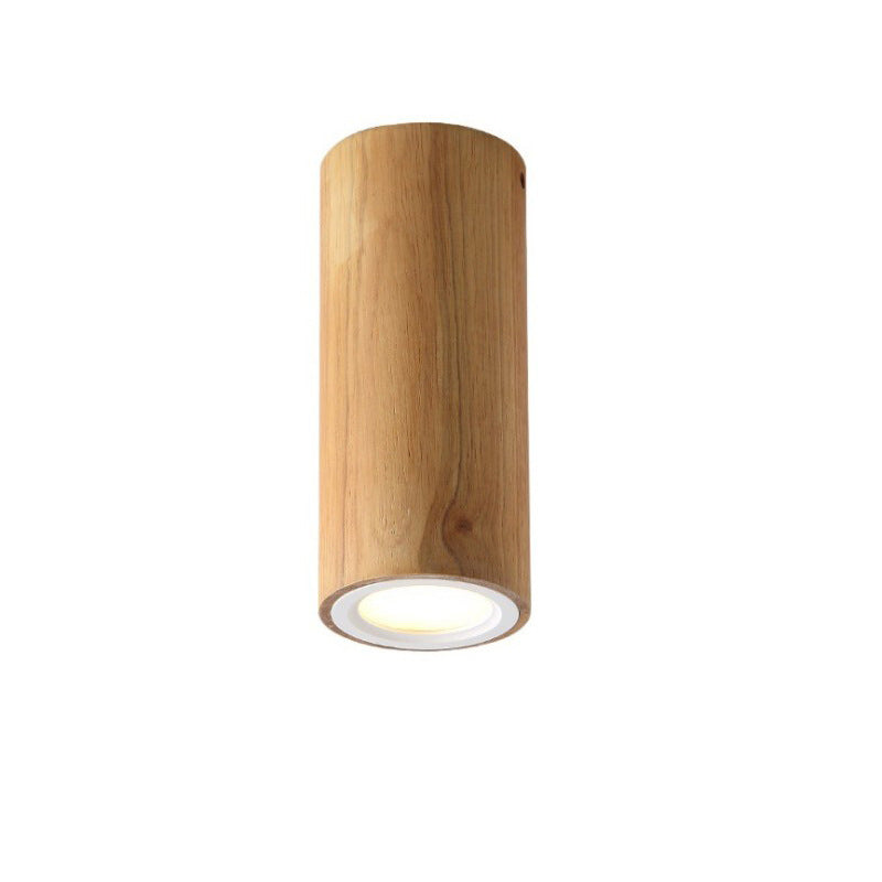 Frendorf | LumaKube Nordic Design LED Deckenleuchte | Holzoptik | Flush Mount | Warmweiß oder Kaltweiß | Stilvolle Beleuchtung für Zuhause