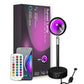 Sonnenuntergang Lampe, Romantisches Sonnenuntergang Licht USB Strom Tragbare Sonnenuntergang Nacht Licht Projektor für Raum/Home/Schlafzimmer/Dekor, Sonnenlampe für Fotografie, Party