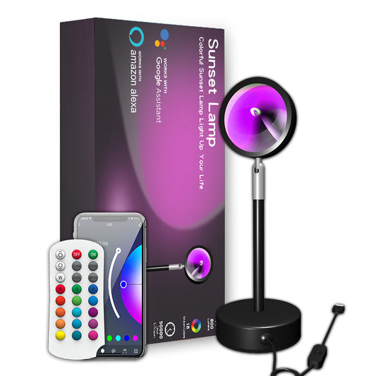 Sonnenuntergang Lampe, Romantisches Sonnenuntergang Licht USB Strom Tragbare Sonnenuntergang Nacht Licht Projektor für Raum/Home/Schlafzimmer/Dekor, Sonnenlampe für Fotografie, Party
