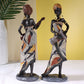 Afrikanische weibliche Musiker-Skulptur