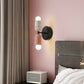 Frendorf | Zenolux Japanisches Wabi-Sabi Design Wandleuchte | Eisen & Zement | 2-Licht Lampe | Perfekt für moderne Innenräume