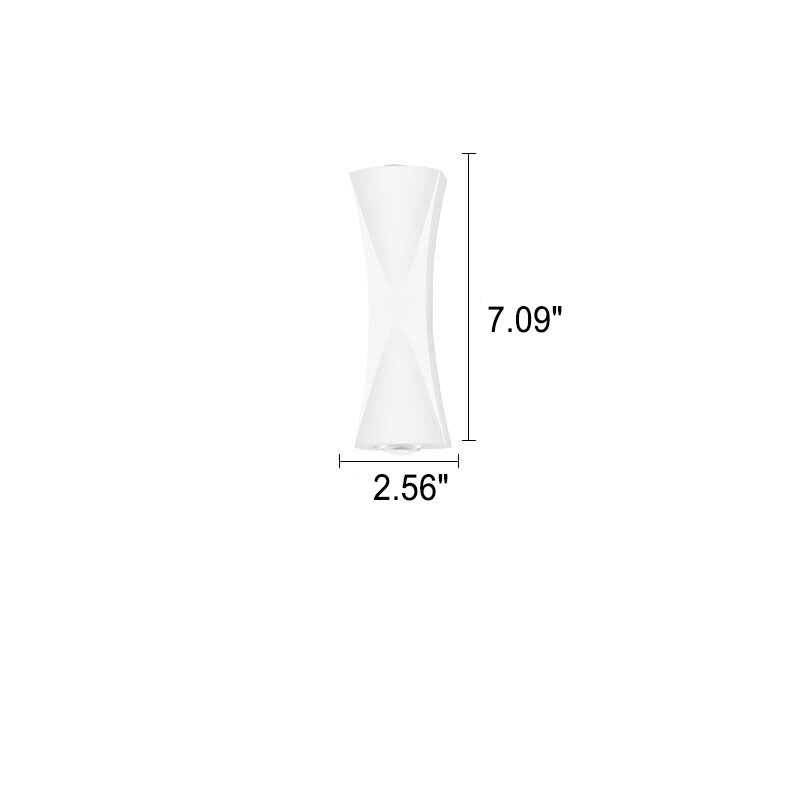 Einfacher Outdoor wasserdichter Aluminium Horn LED Wandleuchtenlampe