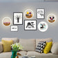 Frendorf | Lumoshelf LED Wandleuchte | Massivholz mit Ablage | Runde Wandlampe | Warm- & Weißlicht