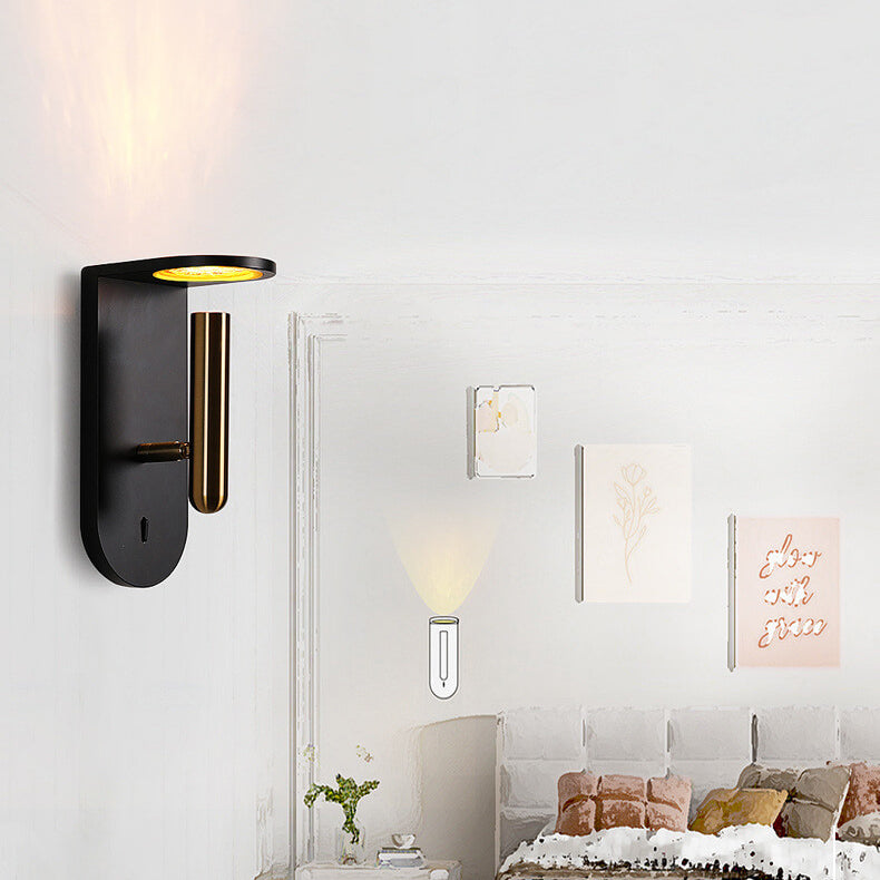 Frendorf | IgnisGlow Industrielle LED Wandlampe | Rotierbar & Verstellbar | Kreative Licht- & Schatteneffekte