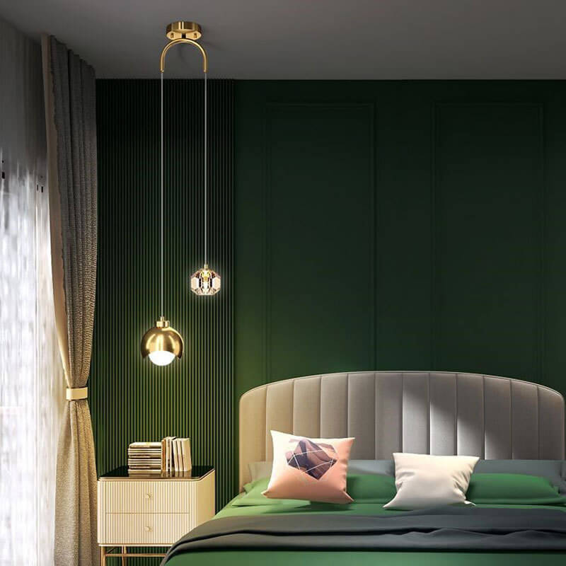 Frendorf | AstraLux Island LED Pendelleuchte | Modern | Luxus Design | Eisen und Messing | Deko für Zuhause