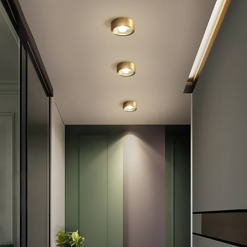 Frendorf | LumoLux Ultra-thin LED Deckenleuchte | Kupfer | Modernes Design | Dimmbare Deckenlampe | Energieeffizient | Stimmungslicht