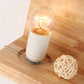 Frendorf | ZenSquare Wandlampe | Japanisches Minimalistisches Design | Holz & Glas | 1-Licht