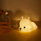 Kreative Reh-förmige Silikon LED USB Aufladbare Nachtlicht Tischlampe