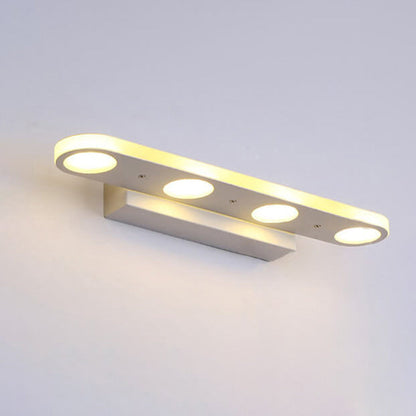 Frendorf | Ovalux BrightLine LED Wandleuchte | Modernes Design | Acryl-Optik | 4/6-flammig | Dimmbar