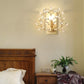 Frendorf | Luminis Wandleuchte | Luxus-Kristall-Design | Blattmotiv | 1-flammig & Modern