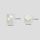 Modern Simplicity Iron Acrylic Rectangular Four-Leaf Clover Square Love Heart LED Wall Sconce Lamp For Bedside