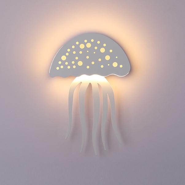 Moderne kreative 1-Licht LED Qualle Wandleuchte
