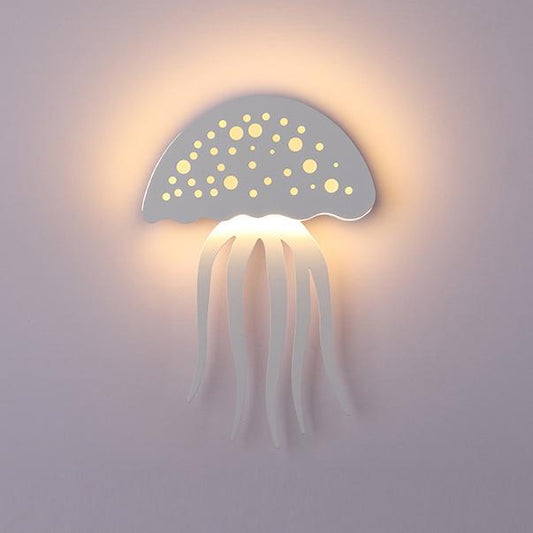 Moderne kreative 1-Licht LED Qualle Wandleuchte