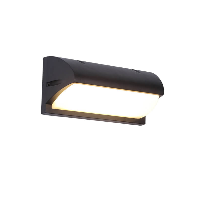 Frendorf | Zynistra AquaGlow Außenwandleuchte | Geometrisches Design | Wasserdicht | LED mit Sensor