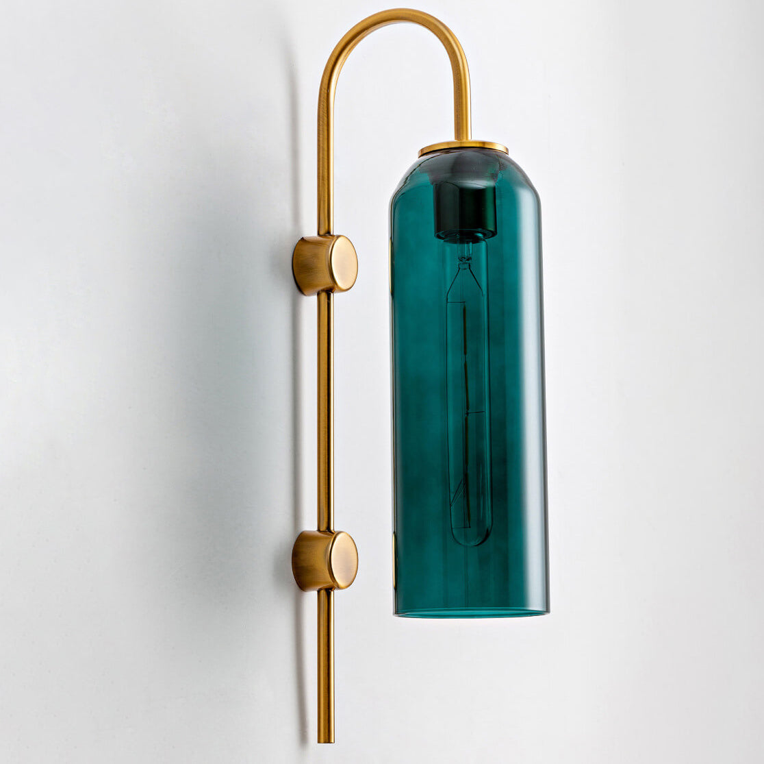 Frendorf | ZenoLuxe Nordic Design LED Wandlampe | Gebogene Arm | Modern | Dekoration für Zuhause