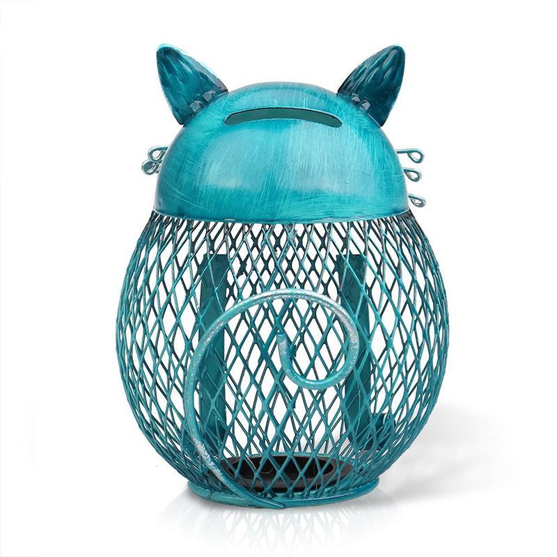 Frendorf | Künstlerische Blaue Kitty Sparbüchse