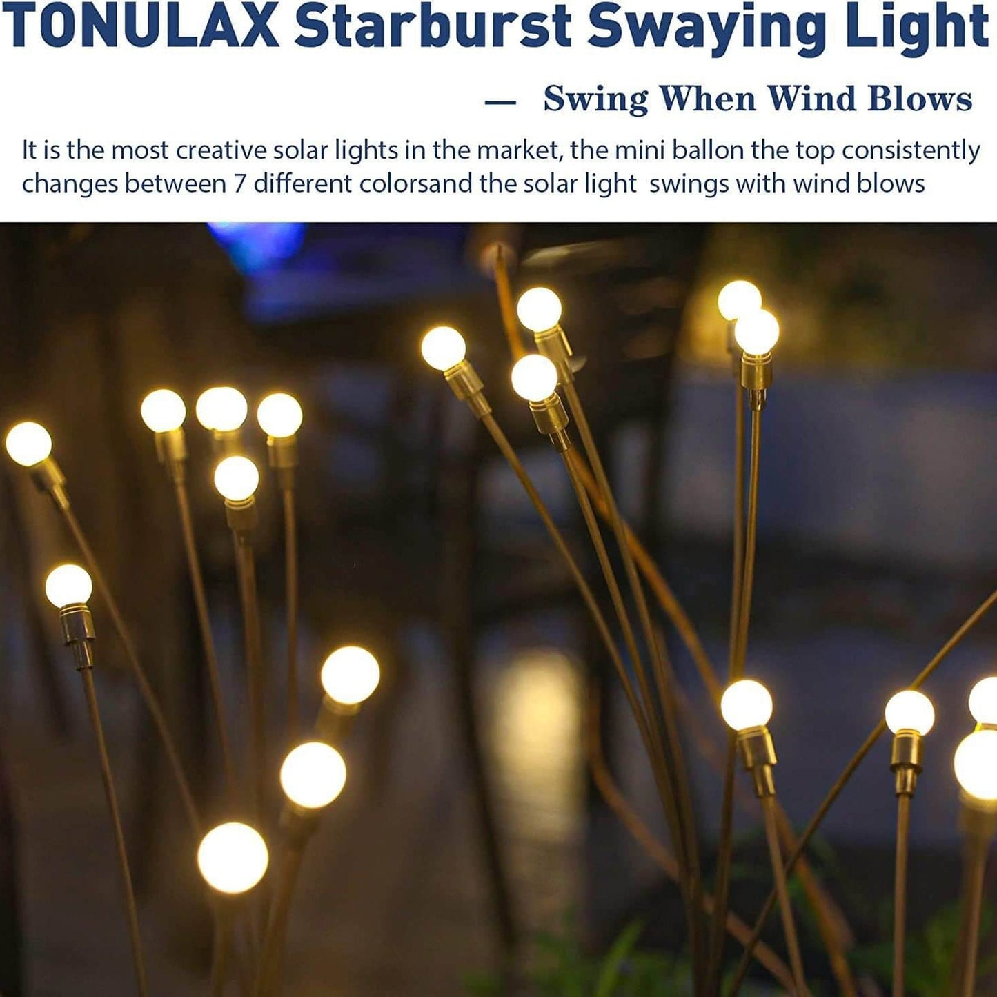 Frendorf | GlowGarden Firefly Solar LED Außenleuchte | Wasserdichte Rasenbeleuchtung | Dekorative Solar Lampe