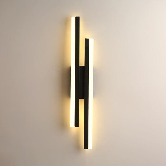 Frendorf | LuxLine Moderne LED Wandlampe | Minimalistisches Design | Eisen & Acryl | Dimmbares Licht