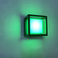 Moderne Minimalistische Wasserdichte Quadratische Aluminium Acryl LED Außen Wandlampe Für Garten