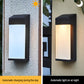 Frendorf | SolAura Frosted Glas Außenleuchte | Solar LED Wandleuchte | Wasserdicht & Energiesparend