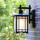 Frendorf | Pavilor Solar Wandlampe | Wasserdicht | Aluminium | Chinesischer Pavillon Stil