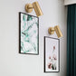 Moderne Einfachheit Plattierte Zylindrische Spotlicht 1-Licht Lese Wandleuchte Lampe
