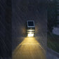 Frendorf | SolarRay Trapezoid LED Wandleuchte | Edelstahl | Bewegungssensor | Solarbetrieben | Outdoor Gartenlicht