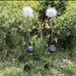 Frendorf | Solaris GlowSphere Gartenleuchte | Aluminiumkugel | LED Solarlicht | Wasserdicht | Warmweiß oder Weiß