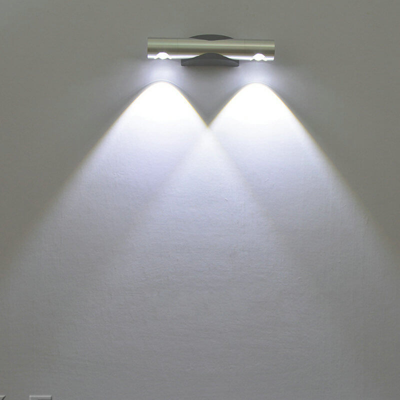 Frendorf | CylindraGlow LED Wandleuchte | Modernes Rotierendes Design | Aluminium Zylinder | Farbwahl | 2-6W