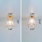 leichtes Luxusglas Gold 1-Licht Halbbodenmontage Deckenleuchte