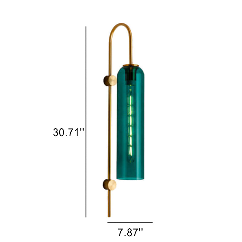 Frendorf | ZenoLuxe Nordic Design LED Wandlampe | Gebogene Arm | Modern | Dekoration für Zuhause