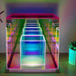 Frendorf | CubeLumin RGB LED Tischlampe | Modernes Design | Rubik’s Cube Optik | Farbwechsel | Deko-Licht