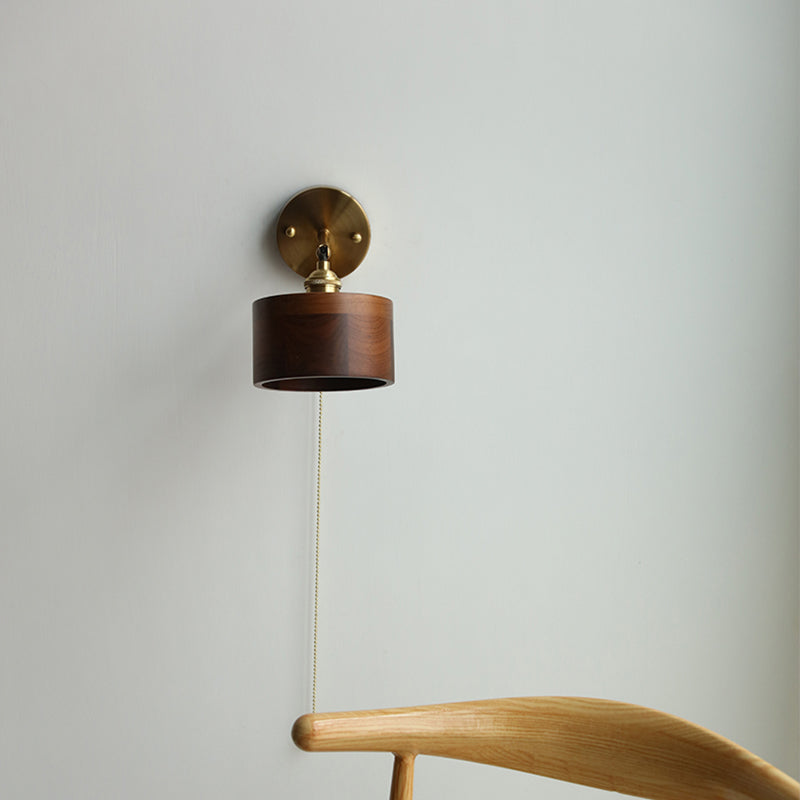 Frendorf | Aurano Wood & Copper Wandleuchte | Skandinavisches Design | Minimalistisch & Vielseitig