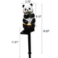 Solarharz Panda Outdoor wasserdichte Patioschmuckbodenstecklicht