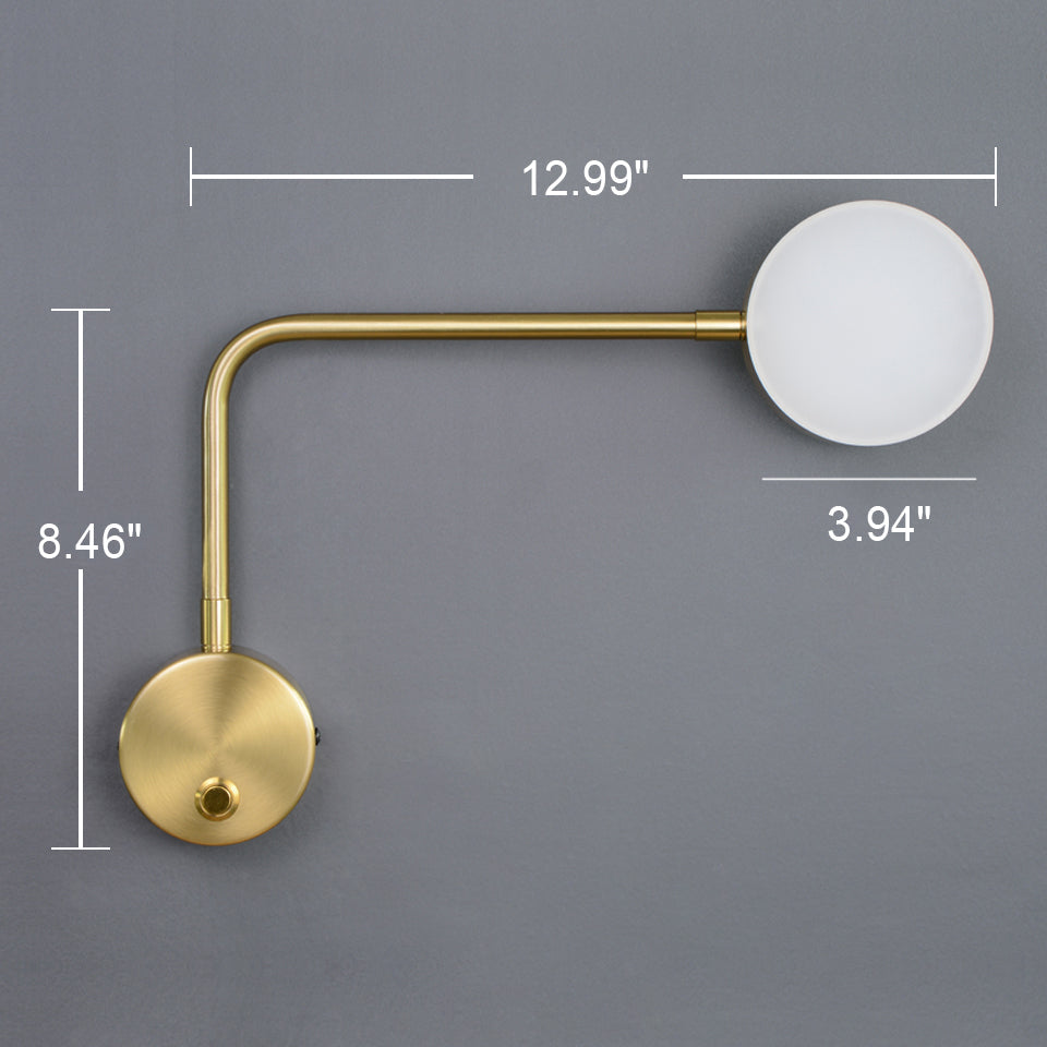 Modern minimalist einfarbige mit drehbarem LED-Wandstrahler lampe
