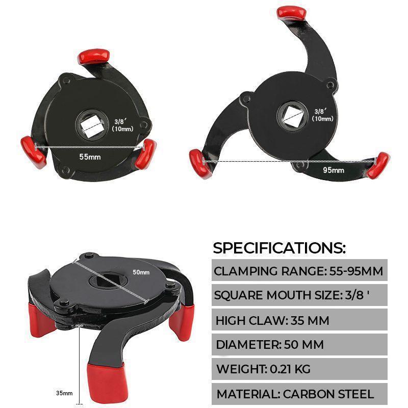 Frendorf | 3 Jaw Ölfilter-Schlüssel