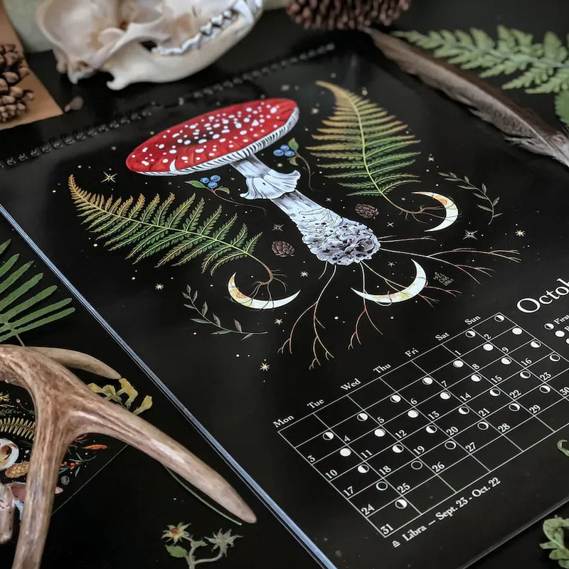Frendorf | 2024 Dunkler Wald Mondkalender