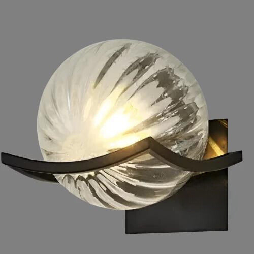 Frendorf | LumiGlide Moderne LED-Wandleuchte Glas | Elegantes Design | Warmweißes Licht | Perfekt für Innenräume