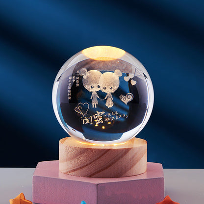 Frendorf | 3D Kristallkugel Nachtlampe