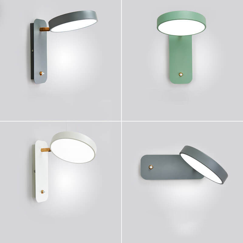 Frendorf | LumaSwitch Nordic LED Wandleuchte | Drehbar | 3 Lichtfarben | Leselampe | Minimalistisches Design