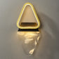 Leichte Luxuriöse Feder Effekt Acryl Geometrische LED Wand Sconce Lampe
