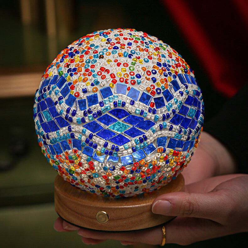 Frendorf | BohoGlow – Moderne Boho Tischlampe mit USB-Ladefunktion