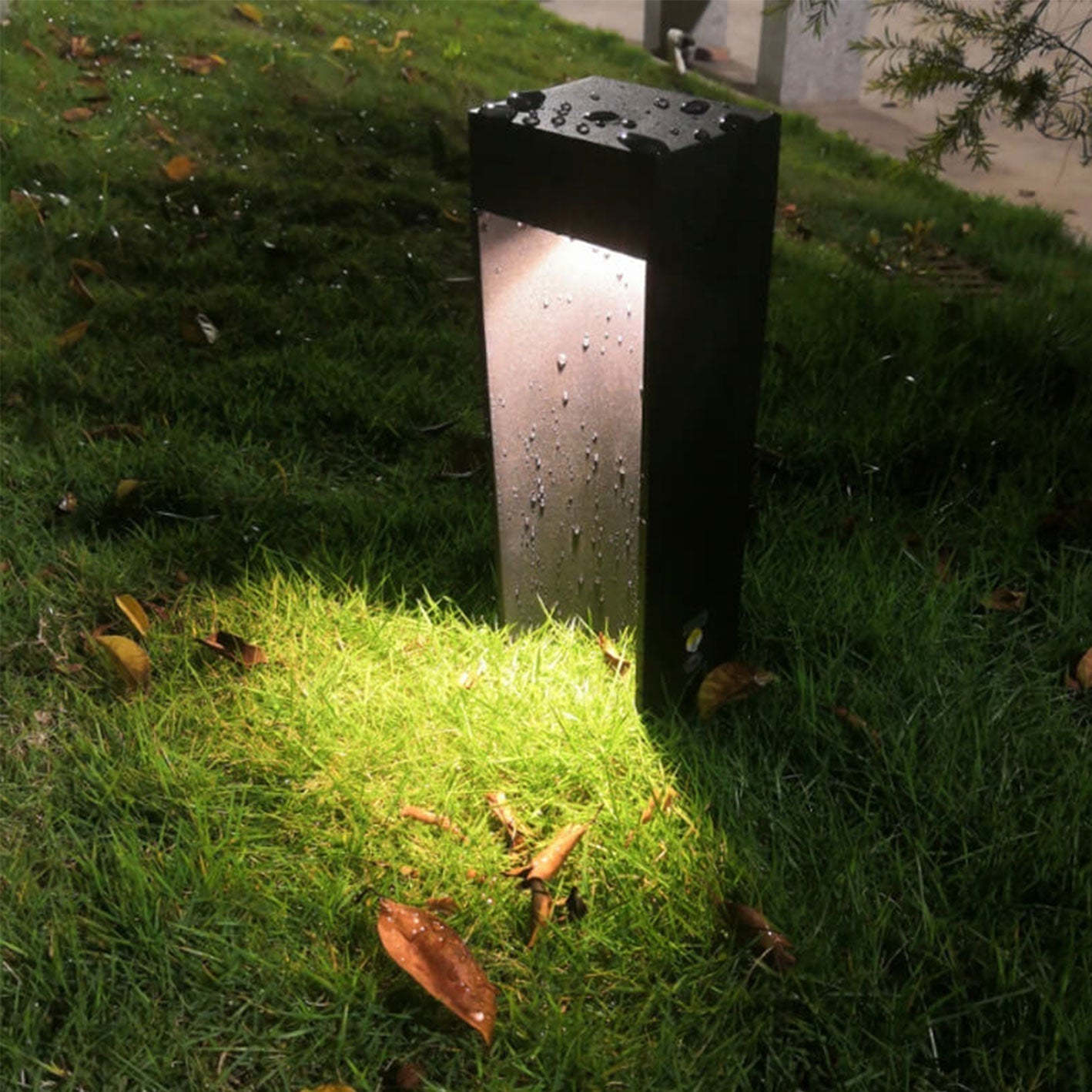 Frendorf | LumiPath Modern Square LED Gartenlampe | Aluminium | Outdoor Wegeleuchte | Energiesparend