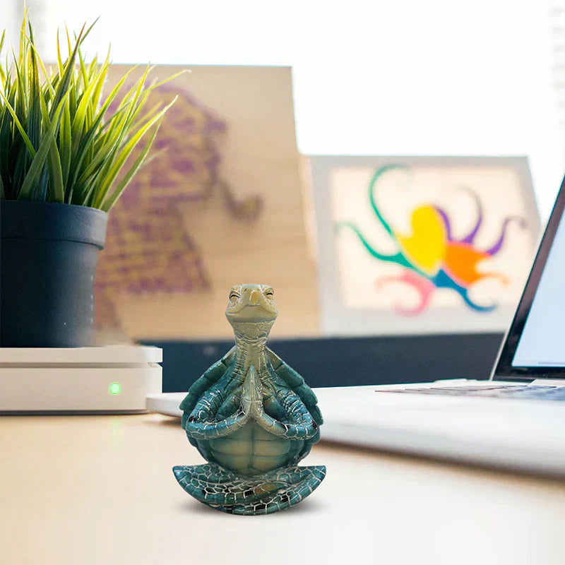 Frendorf | ZenSkildpadde Dekorative Figur – Beruhigendes Design mit Feinen Details