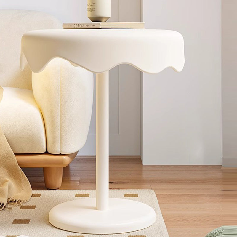 Frendorf | PolarNest Runder Beistelltisch | Eiscreme-Design | PP-Kunststoff & Stahl | Kreativ & Modern für Wohnzimmer