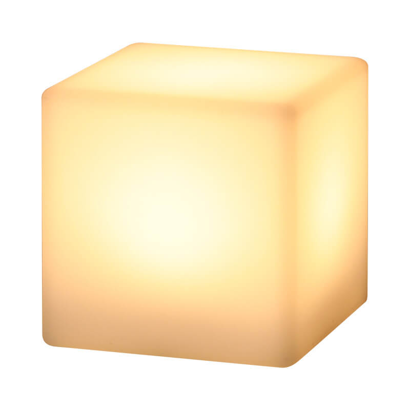 Frendorf | GeoGlow Kreative Geometrische LED Tischlampe | Batteriebetrieben & Fernbedienung | Nachtlicht & Dekoration