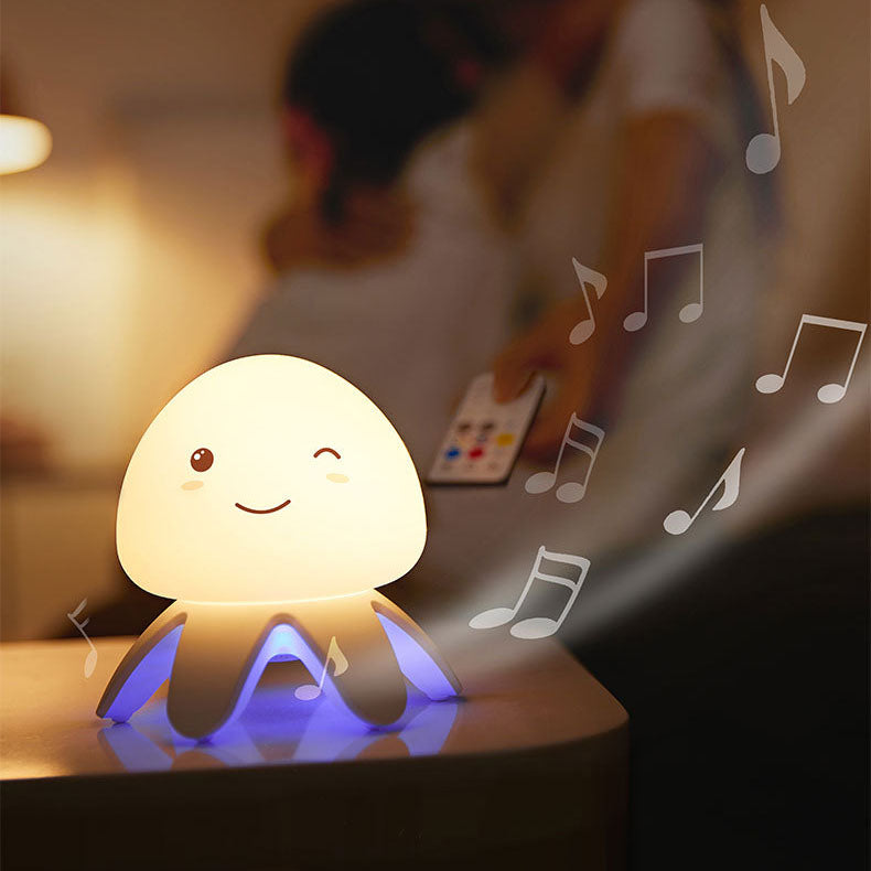 Frendorf | JellyGlow LED Nachtlicht | Kreatives Design | Silikon & Musik | USB Wiederaufladbar