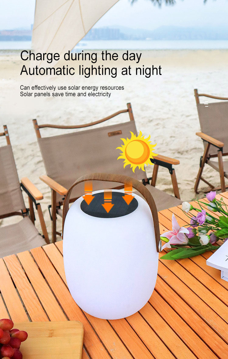 Frendorf | SunBasket Tragbare Solar LED Laterne | Wasserdichte Outdoor-Deko | Solarlicht für Garten & Terrasse